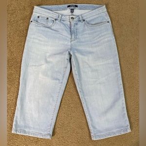 Chaps Light Blue Jean Capri’s
